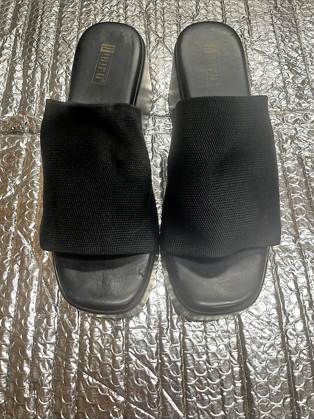 Didifu Black Platform Mules US 8 Like New